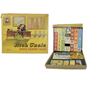 Rich Uncle board game published 1959 Parker Brothers. Complete. Made in the USA.