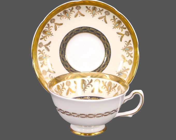 Vintage Royal Grafton K1247 bone china cup and saucer set made in England.