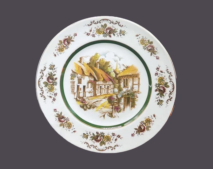 Wood & Sons Ascot Village dinner plate. Alpine White ironstone made in England. Choice of pattern.