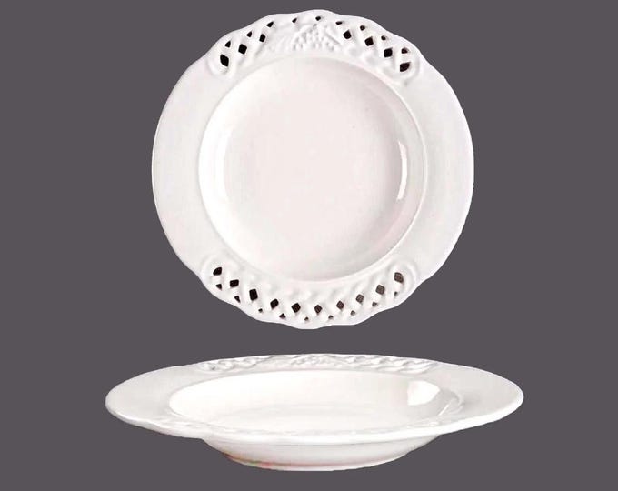 Pier 1 PER14 Chef's favorite all-white rimmed soup bowl made in Italy. Sold individually.