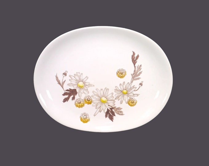 Johnson Brothers Daisies Won't Tell oval platter. Contempo Stoneware made in England. Hard to find.