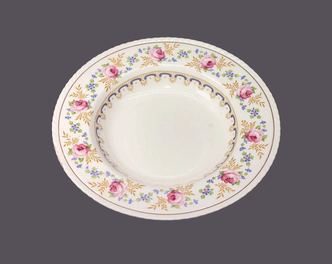 Crown Ducal Caprice rimmed soup bowl made in England. Sold individually.
