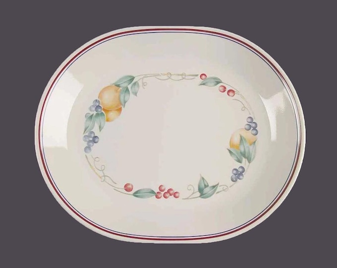 Corelle Corningware Abundance oval platter made in USA.