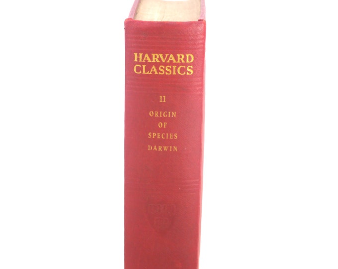 Antiquarian book Harvard Classics Volume 11 Origin of the Species Charles Darwin. PF Collier USA.