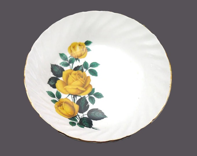 Royal Wessex Swinnertons SWI29 fruit nappie, dessert bowl made in England. Yellow rose. Sold individually.