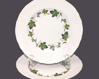 Pair of Simpson&#39;s Potters Concord bread plates made in England.