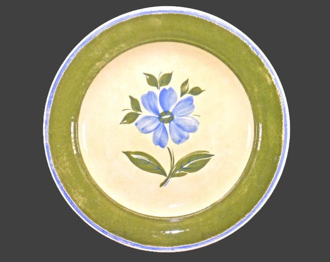Brunelli Rustico Verde chop plate | service plate | round platter made in Italy.