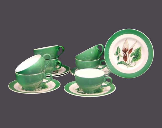 Myott Molly O'Day cups and plates set. Designed by AC Williams made in England. Hard to find.