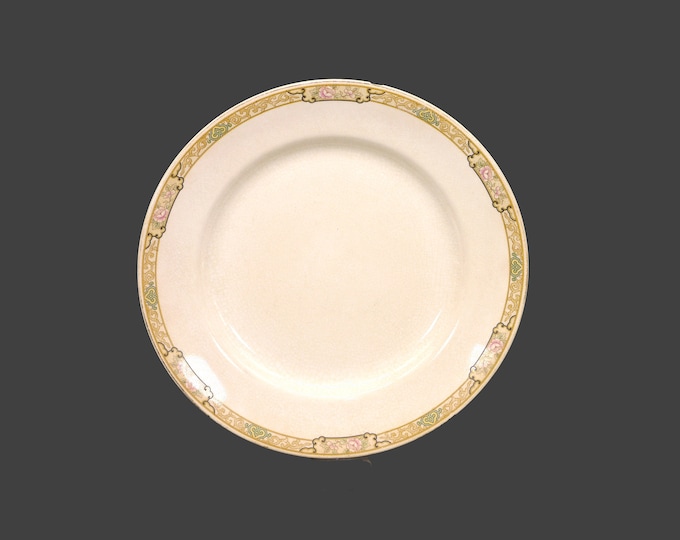 Antique Edwardian Age Johnson Brothers JB119 dinner plate made in England. Flaws (see below). Sold individually.