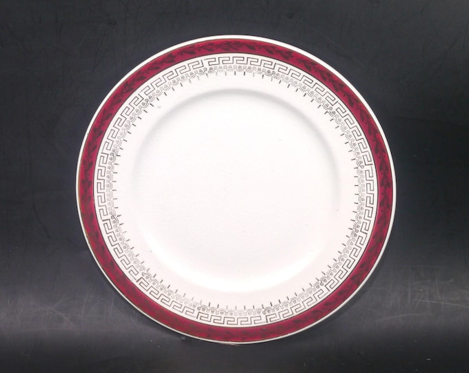North Staffordshire Pottery NOS1 | Royalty salad plate made in England. Sold individually.