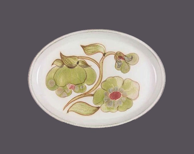 Denby Troubadour oval stoneware platter made in England.