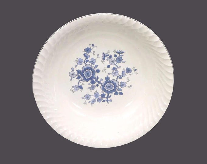 Wedgwood Royal Blue Ironstone round serving bowl made in England.