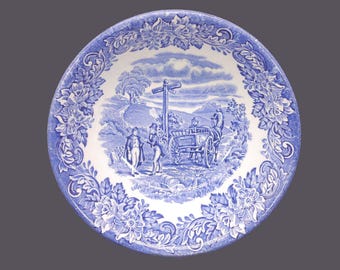 Vintage EIT Dickens Blue blue-and-white cereal bowl: England