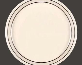 Vintage Johnson Brothers Sandalwood stoneware dinner plate made in England.