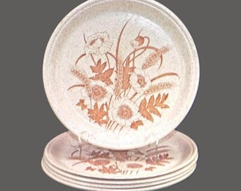 Vintage Barratts Wheat Cornflower Dinner Plate: Doverstone England Stoneware