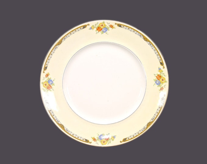 Art-deco era Alfred Meakin Celia dinner plate made in England. Hard to find. Sold individually.