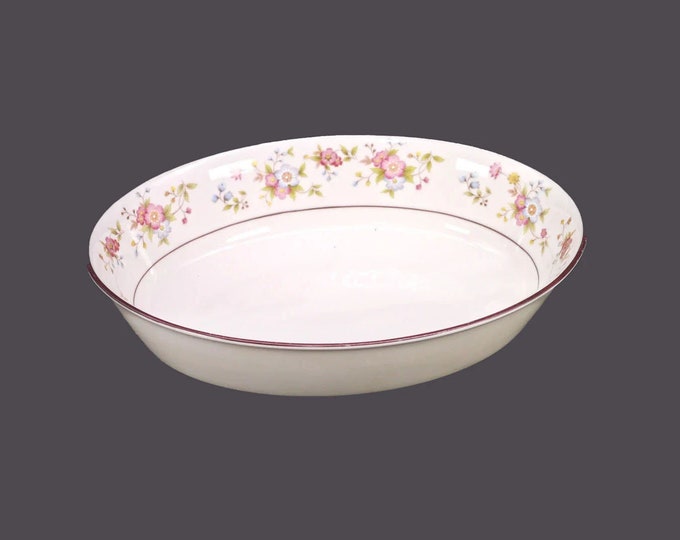 Noritake Forever 2690 oval serving bowl.