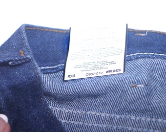 Wrangler Rustler Boot Flare 1980s Men's Denim Jeans. Zip Fly