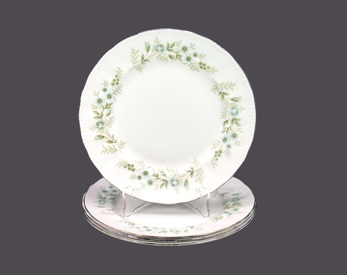 Four Paragon Debutante salad plates. Bone china made in England.