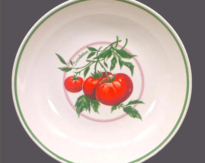 Vintage Himark Esculentum Tomatoes salad or pasta serving bowl made Italy.