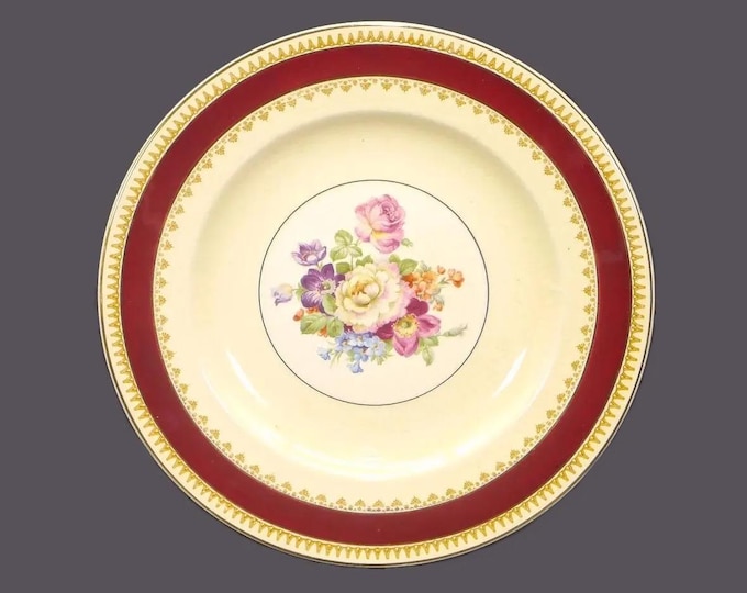 Antique Edwardian Age Wood & Sons Sherborne-style dinner plate made in England.