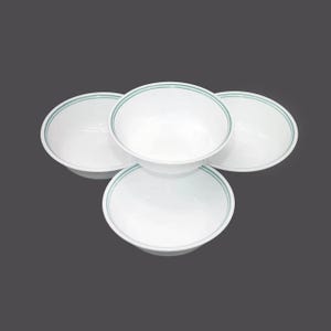 Corelle Corningware Rose Marie coupe cereal bowls made in USA.