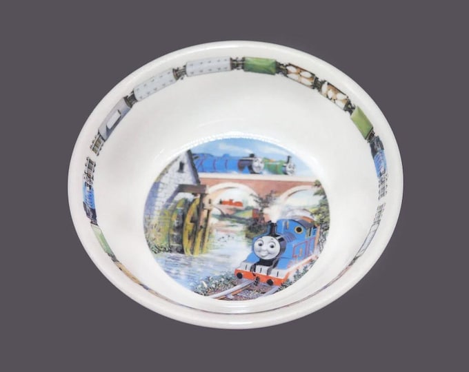 Wedgwood Thomas the Tank Engine child's cereal, porridge, oatmeal bowl made in England. Sold individually.