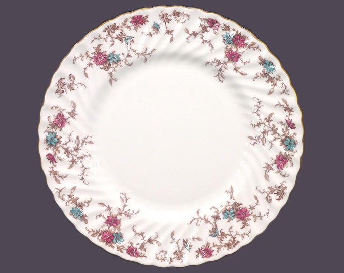 Minton Ancestral S376 bone china dinner plate made in England.