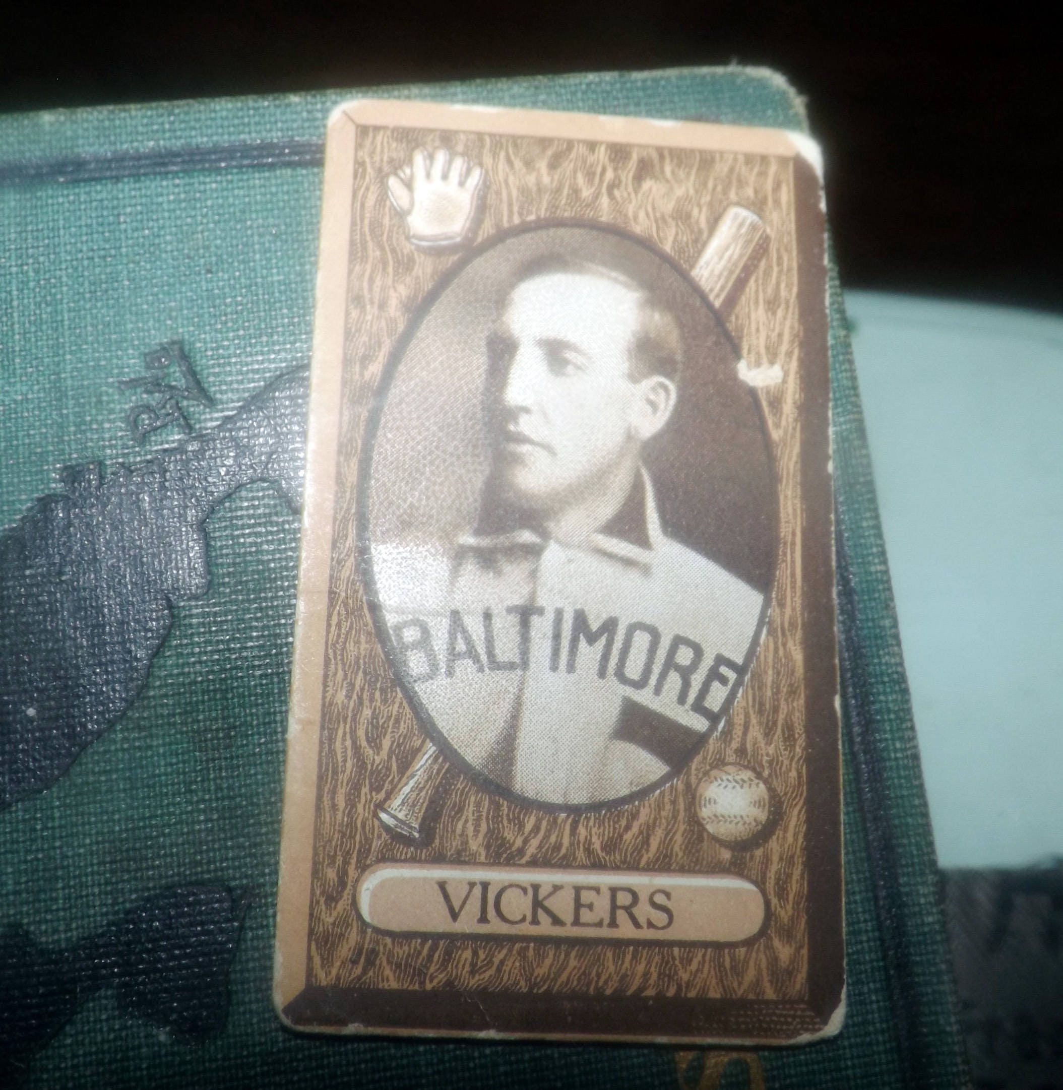 Antique (c.1912) Rube Vickers Baltimore cigarette card. Card 37 Imperial  Tobacco C46 series. Canada's only pre-war tobacco baseball cards