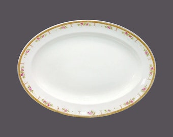 Antique Johnson Brothers JB167 oval turkey platter made in England.