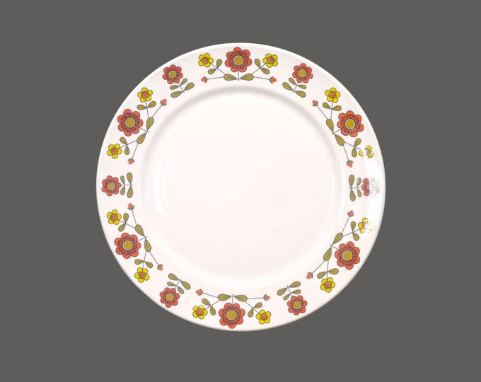 Retro Grindley 10-72 dinner plate. Duraline hotelware | restaurantware made in England. Sold individually.