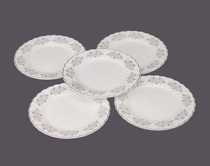 Five Johnson Brothers JB569 | Sovereign Potters Nocturne bread plates.