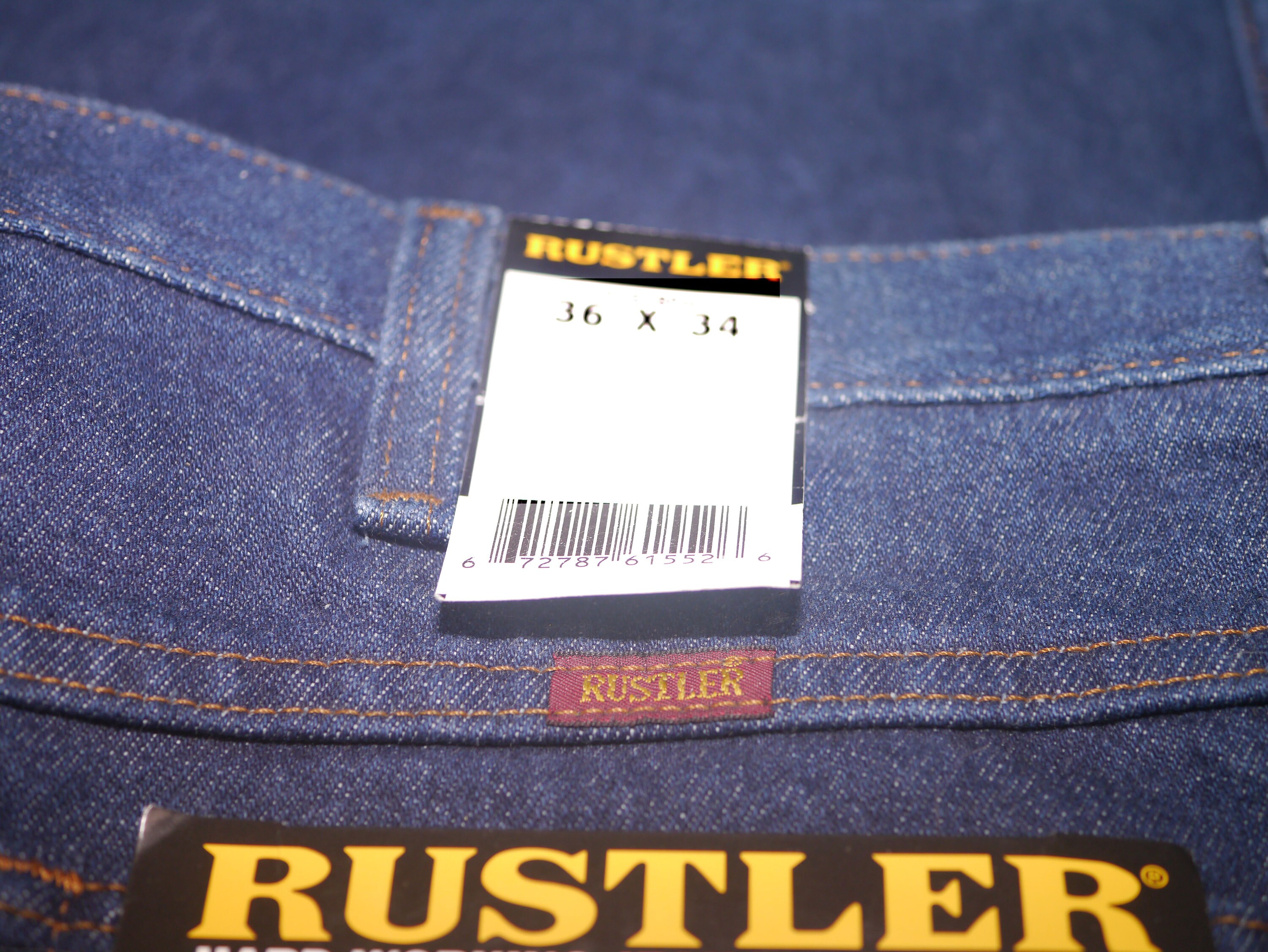 Wrangler Rustler Boot Flare 1980s men's denim jeans. Zip fly. Never worn  original tags. Regular fit. Made in USA. Mint.