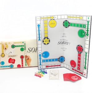 Sorry board game published 1964 by Parker Brothers. Complete with instructions.
