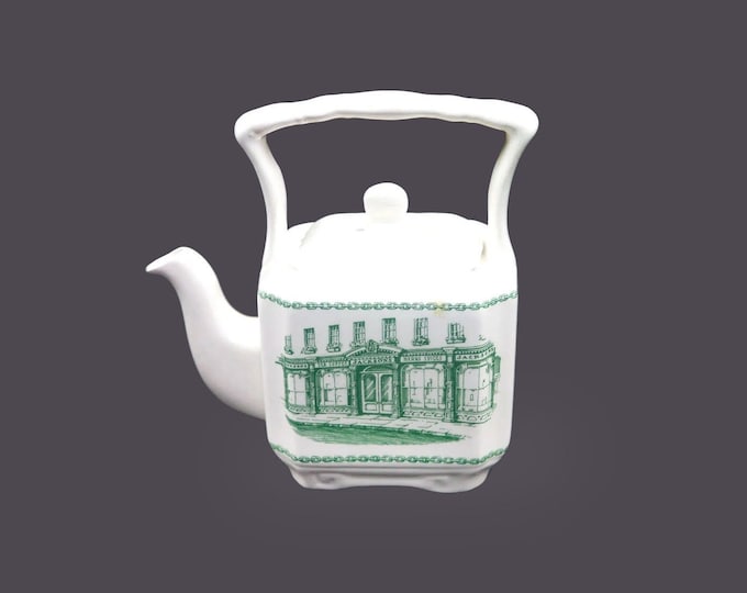 Sadler two-cup teapot made in England exclusively for Jackson's Teas of Picadilly.