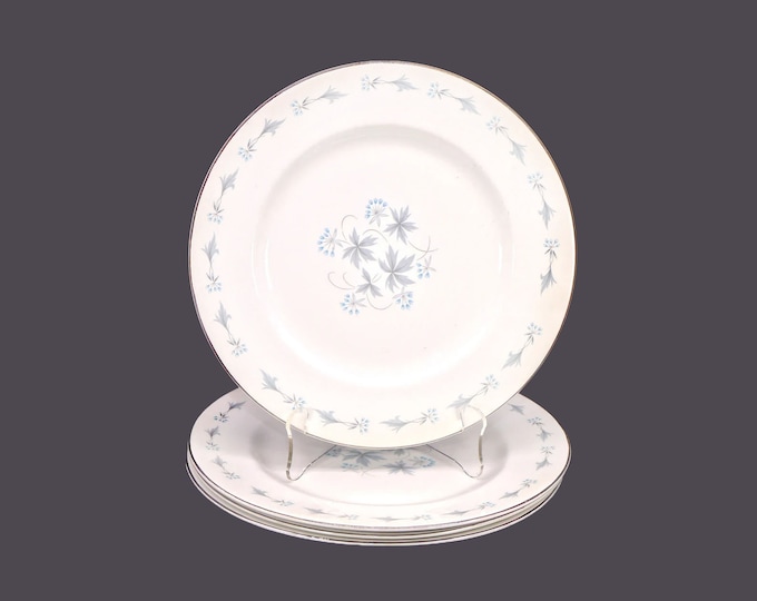 Johnson Brothers Sovereign Potters Ballad dinner plates. Snowhite Regency Ironstone decorated in Canada. Choose quantity below.