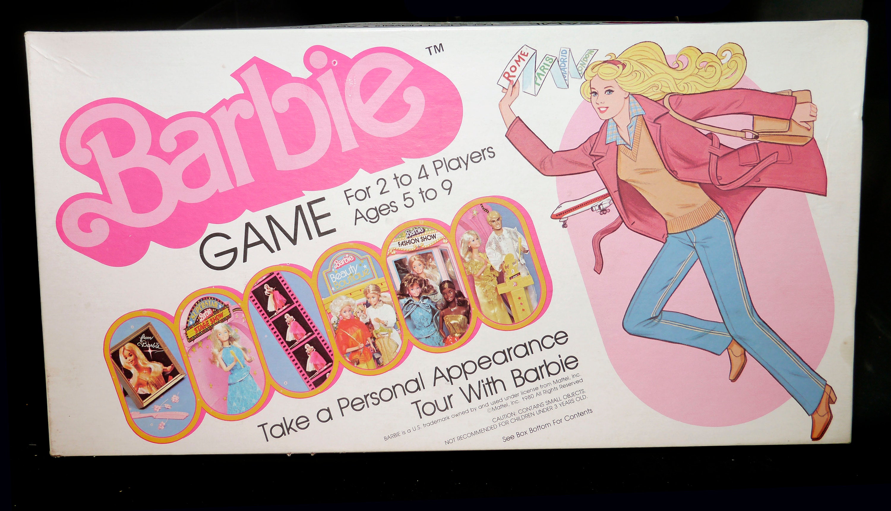 Vintage 1980 The Barbie Game board game published by Whitman Etsy