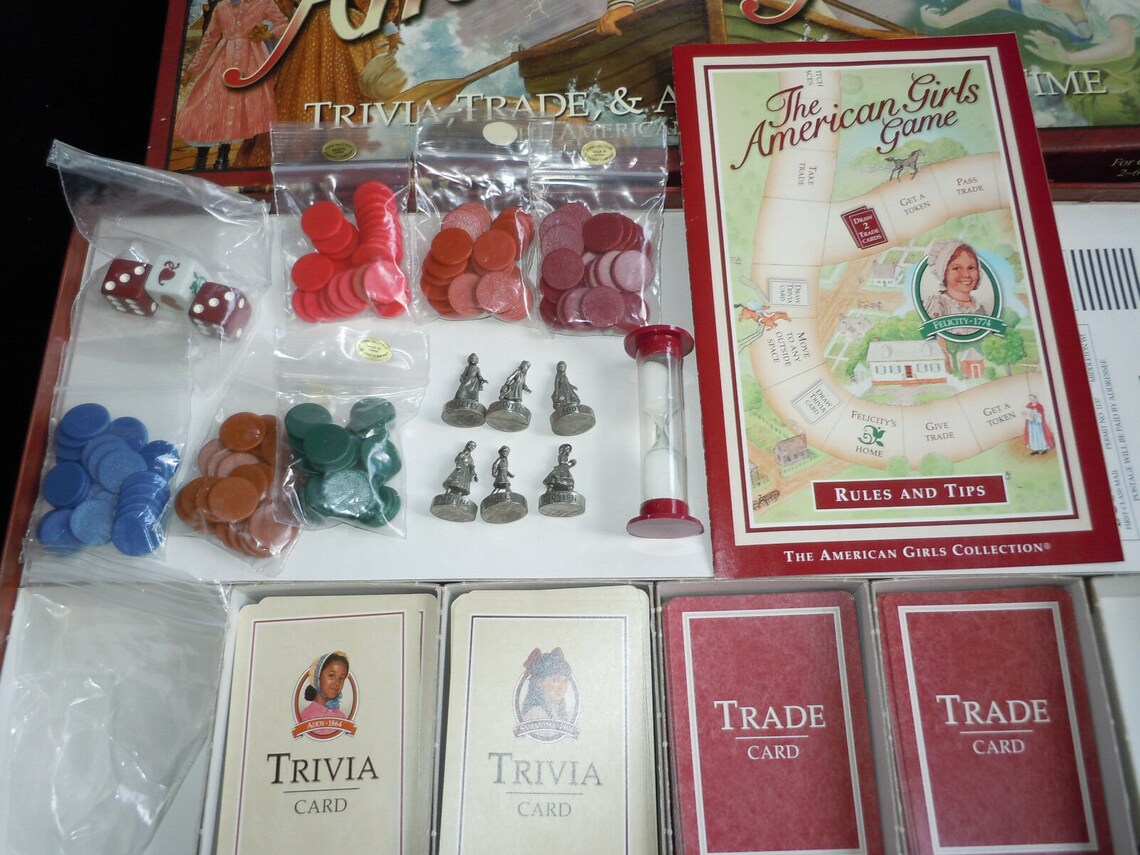 The American Girls Game Trivia Trade and a Trip Through Time Etsy Canada