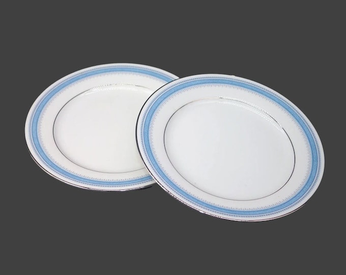 Pair of Noritake Pembroke 2892 salad plates. Flaw (see below).