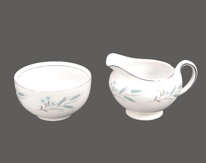 Vintage Johnson Brothers Autumn Song Creamer and Sugar Bowl Set made England.
