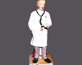 Vintage Giftcraft Porcelain Bisque Doctor Figurine - Thailand