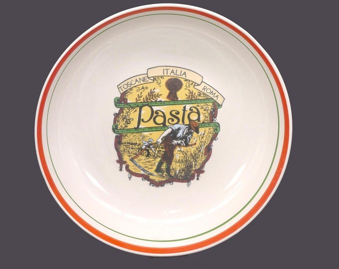 Casa Elite Toscane Italia Roma individual pasta bowl. Sold individually.
