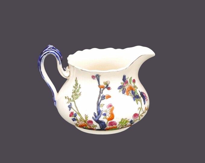 Antique Sampson Hancock & Sons Indian Tree creamer. Royal Corona Ware made in England.