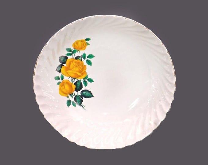 Royal Wessex | Swinnertons SWI29 round serving bowl made in England. Yellow roses.