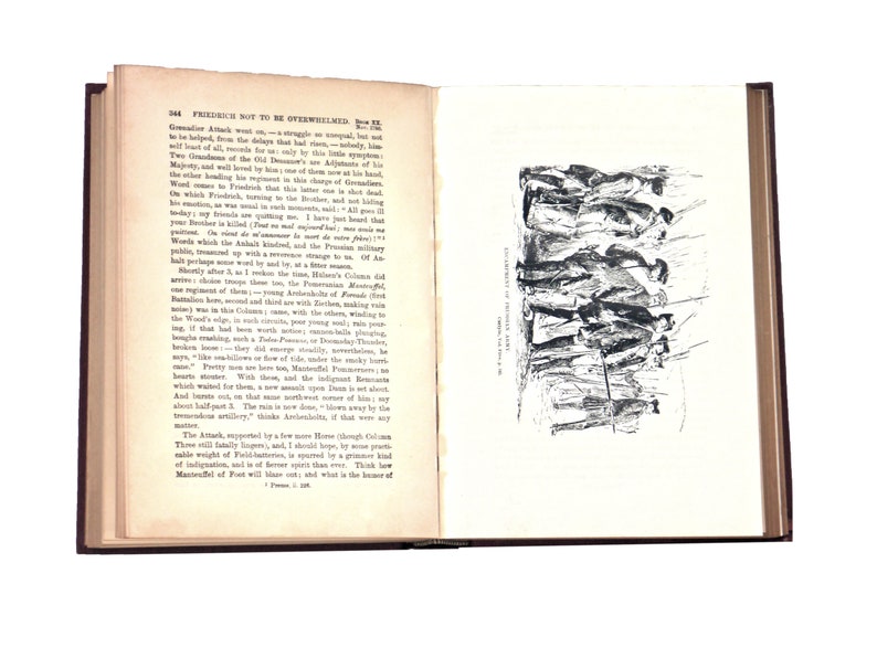 Antiquarian hardcover book Carlyle's Works Thomas Carlyle Vol V History Friedrich the Second Frederick the Great. Peter Fenelon Collier. image 7