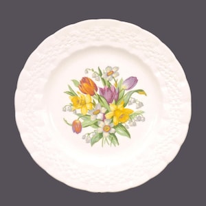 Vintage Simpsons Potters Providence 7747 bread plate. Ambassador Ware England.
