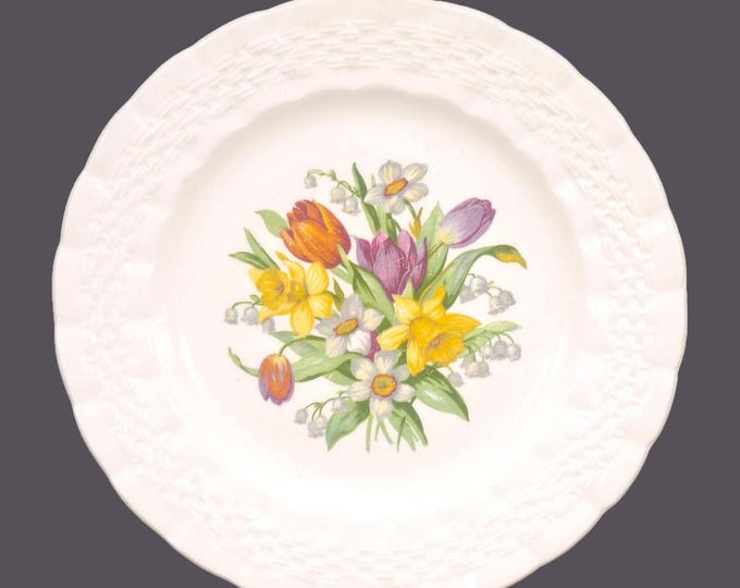 Simpsons Potters Providence 7747 bread plate. Ambassador Ware ironstone made in England.