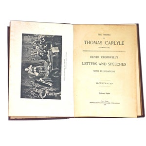 Antike Oliver Cromwells Briefe: Thomas Carlyle Vol. VIII, Illustriert