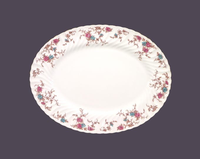 Minton Ancestral S376 large, 15" bone china platter made in England.