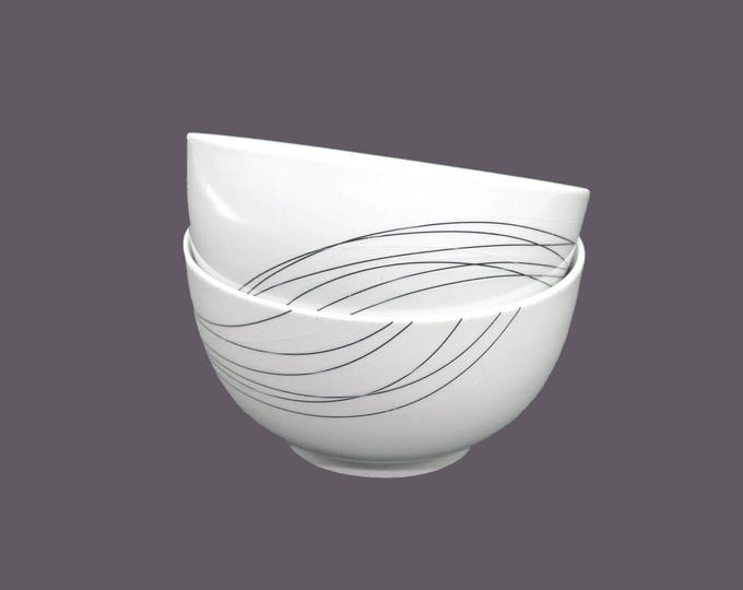Pair of Mikasa Unraveled deep cereal bowls.